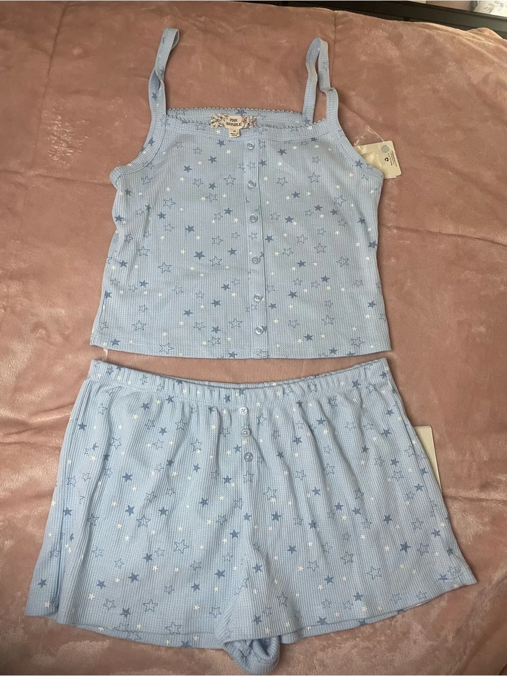 Two pairs of cute medium pajamas juniors/womens - Picture 2 of 3
